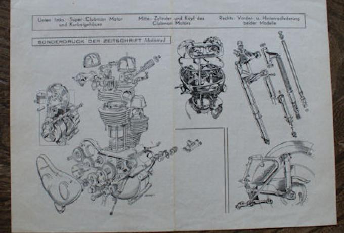 Matchless Super Clubman, Clubman G80S, Brochure
