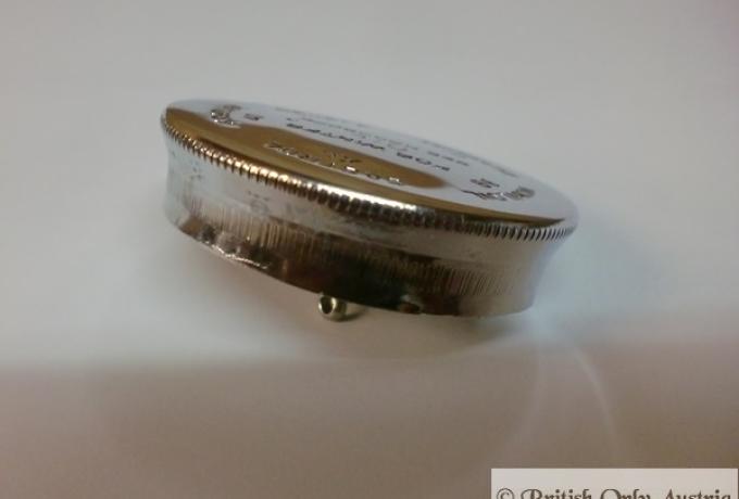 Vincent Tank Cap "Oil Recommendations"