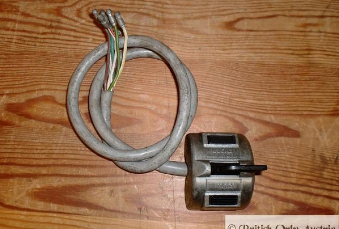 BSA, Triumph, Norton, Lucas Genuine Horn and Dip Switch Half NOS