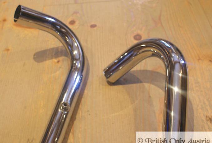 Triumph T120 TT  1966- Auspuffrohre/Paar 1 3/4" - 44 mm