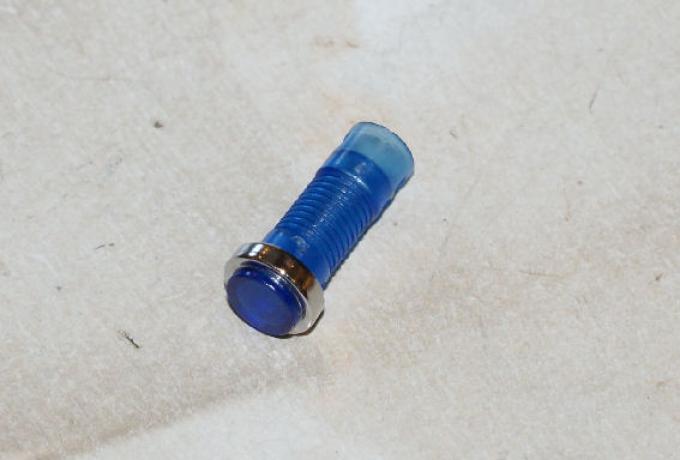 Norton Warnlampe blau. Lucas Nachbau.