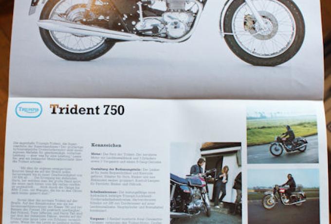 Triumph Trident 750, Prospekt