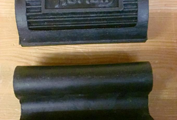 Norton Footrest Pedal Rubbers /Pair with Logo