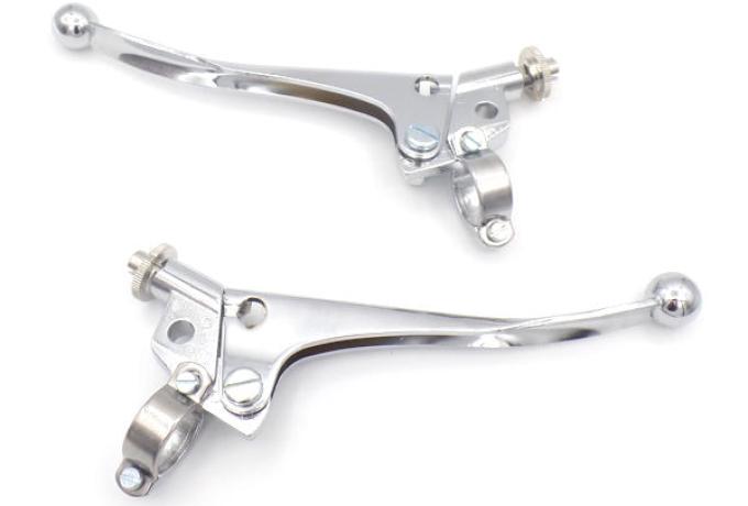 BSA/Norton/Triumph Brake and Clutch Lever Ball End CAM Adjuster 7/8" /Pair