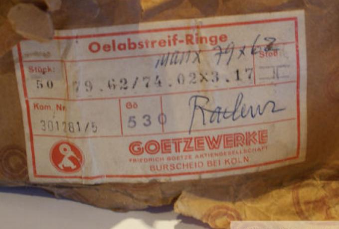 BSA B44, Norton ES2,16H,Mod.18,Manx Oil Scraper Ring 79mm STD. 