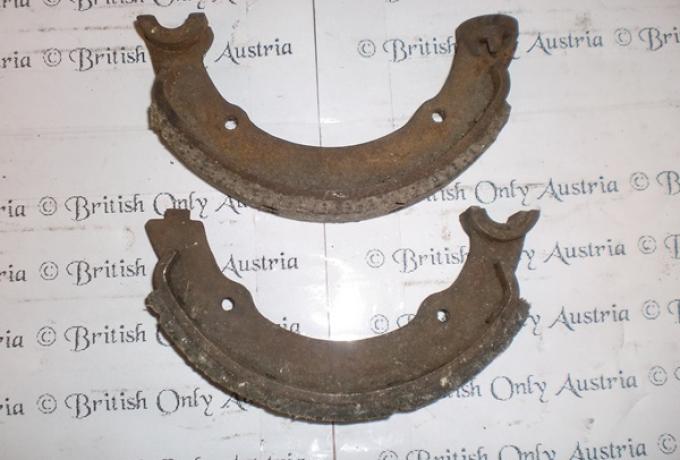 Royal Enfield front Brake Shoes 5" used / Pair