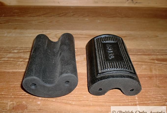 Ariel Footrest Rubbers Pedal Type /Pair with Logo