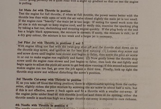 BSA Service Sheet 250 OHV C11G and C12/Copy