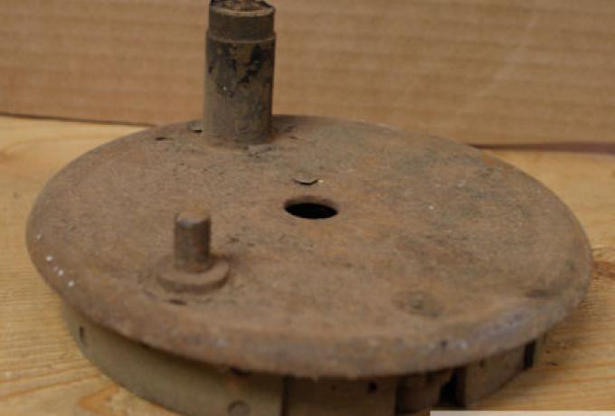 Bremsplatte 6" m. Bremsschuhen gebraucht