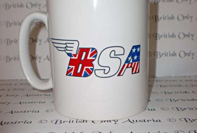 BSA UK/USA Flaggen Kaffeehäferl (Tasse)