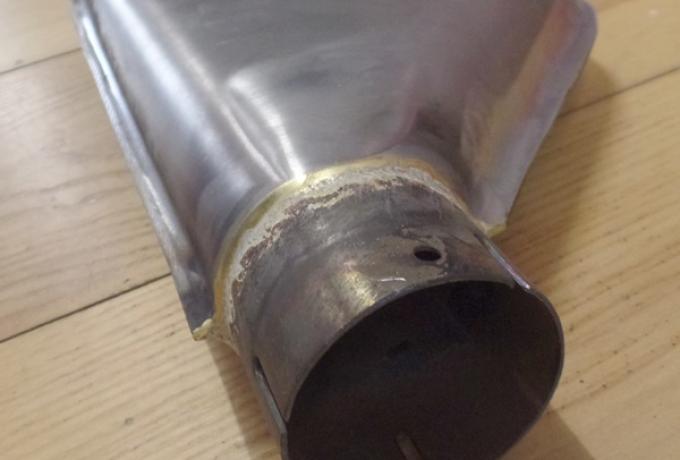 Silencer.  Brooklands Can  2" unverchromt