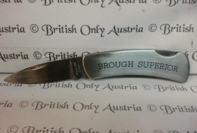 Brough Superior Taschenmesser Edelstahl - nur 1 Stück lagernd!
