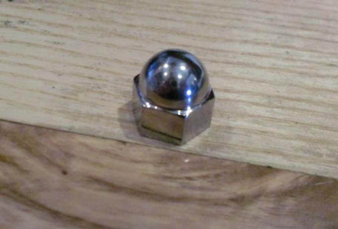 Brough Superior Dome Nut 3/8"x26TPI. Bsc.