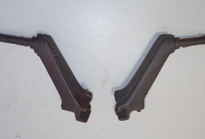 Brough Superior Fußrasten Gußteil / Paar