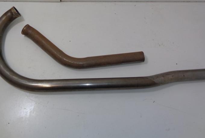 Brough Superior Auspuffrohre/Auspuffkrümmer 51 mm, unverchromt