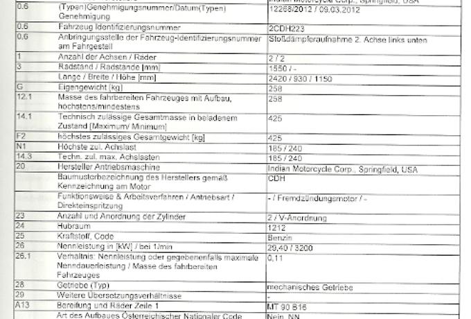 Indian Chief 74 1212cc 1948