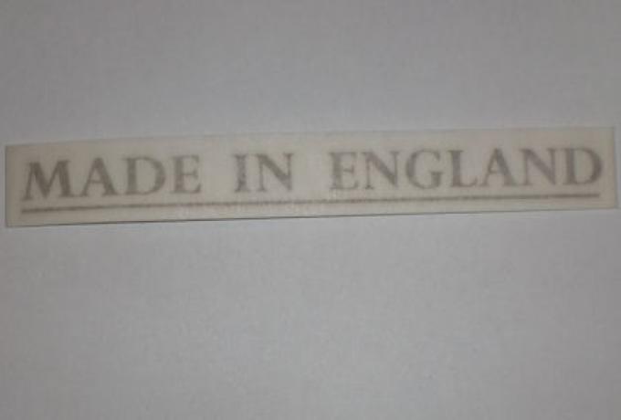 Made in England Aufkleber 
