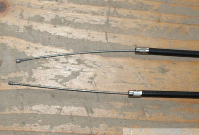 Norton Throttle Cable/Choke Cable (Carb end) bottom Norton /Pair