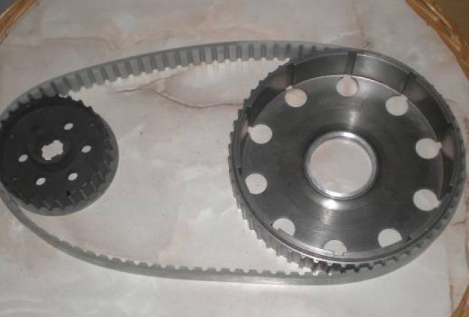 Triumph Belt Drive Kit f. Pre Unit 500, 650 cc.swing. Arm