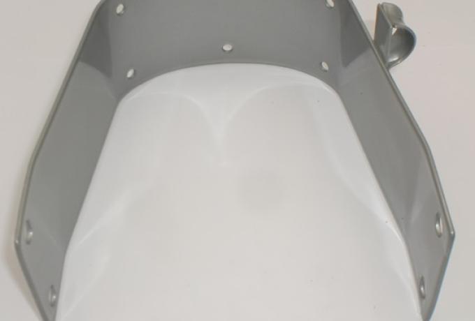 Norton Front Mudguard Bride (Cable Clip), silver