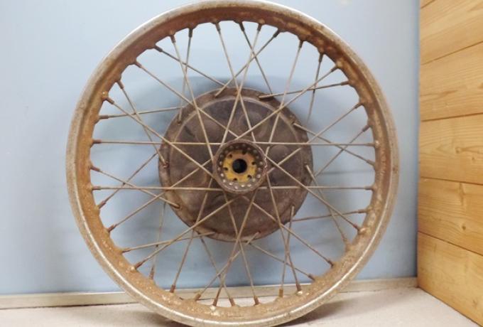 BSA Wheel 8" with brake plate used A50/A65/B44