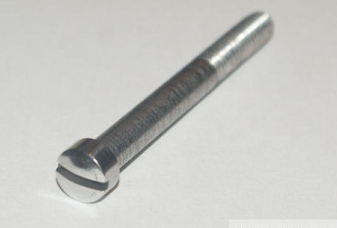 Whitworth Fillister Head Slotted Screw 1/4" x 2 1/2"  UH. SS