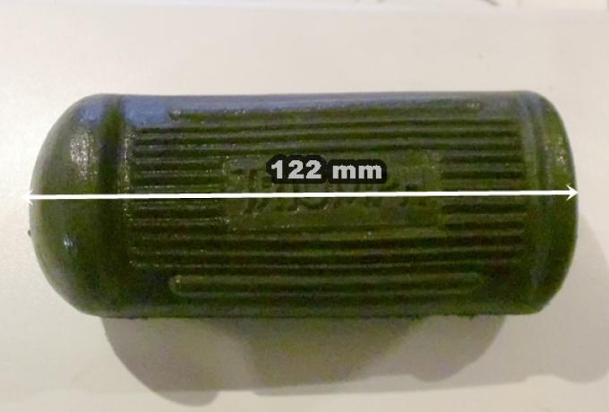 Triumph oblong Footrest Rubbers /Pair with Logo, closed end