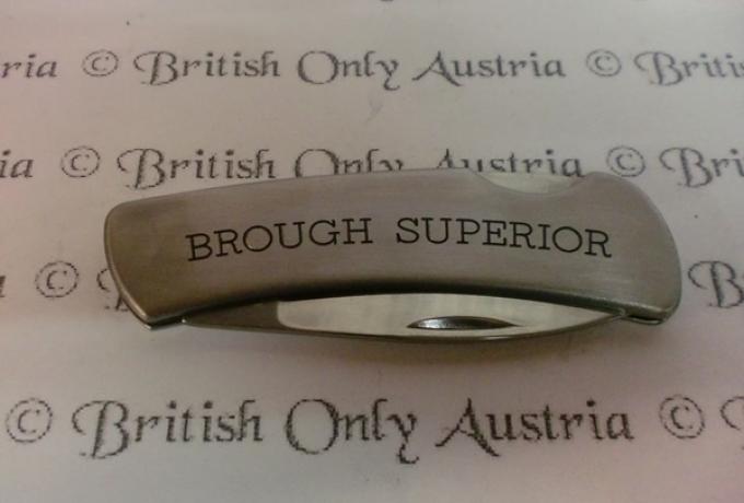 Brough Superior Pocket Knife Stainless Steel - only 1 in stock!