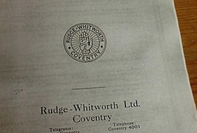 Rudge-Whitworth Betriebsanleitung Kopie
