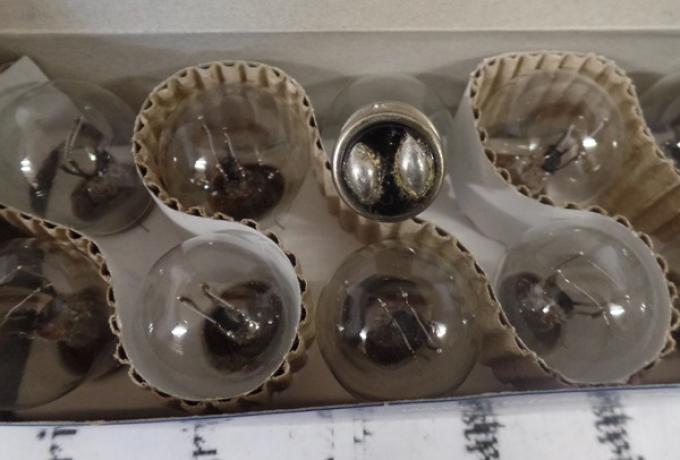 Rear Light/Brake Light Bulb BOX, 10 Bulbs 6V 18/5W
