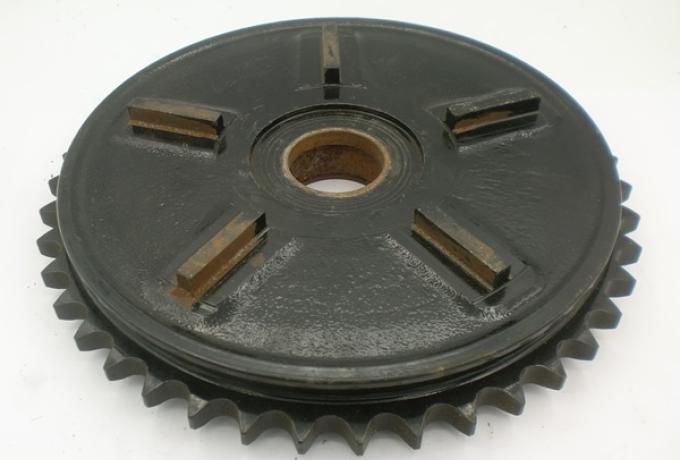 Norton Commando MK3 Kettenrad/Bremstrommel hinten 42Z, Original,  NOS