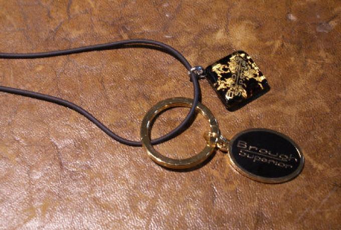 Brough Superior Necklace Black and Gold 