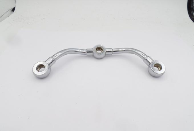 Velocette Ölrücklauf Leitung Komplett