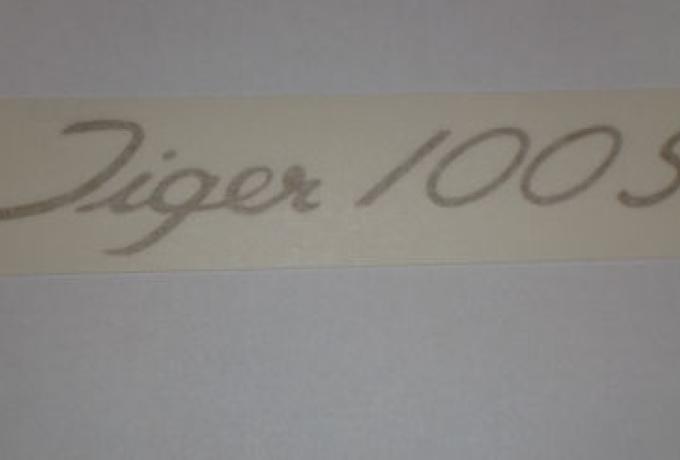 Triumph Tiger 100S Panel Sticker 1968-69