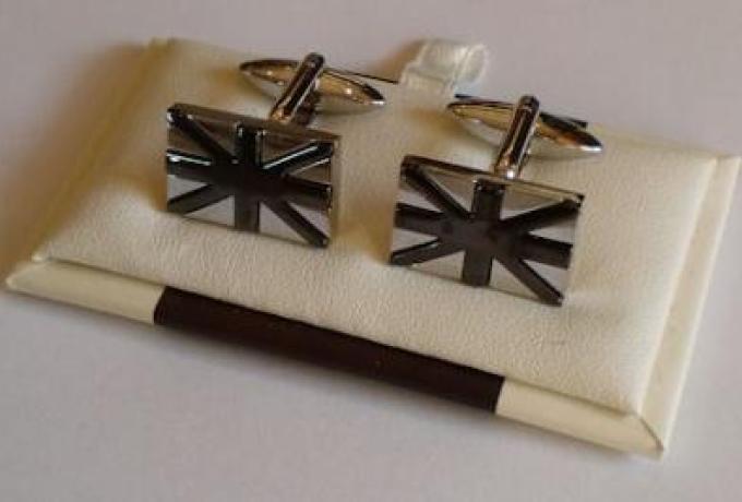 Brough Superior Union Jack Manschettenknöpfe / schwarz