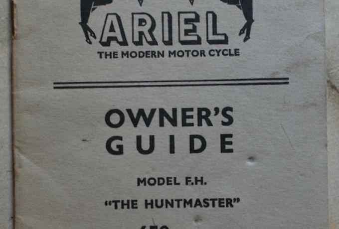 Ariel Owner's Guide 1958-59, Handbuch