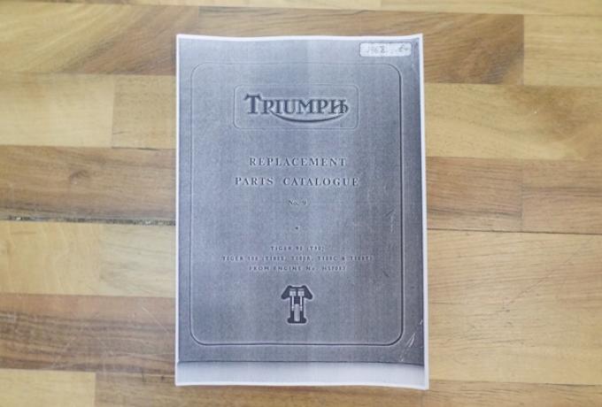 Triumph Replacement Parts Catalogue No.9 Kopie