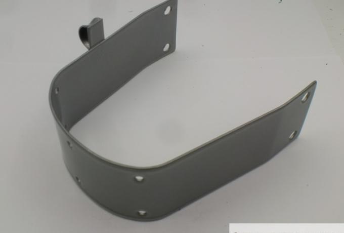 Norton Front Mudguard Bride (Cable Clip), silver