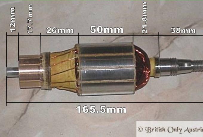 AJS/Matchless/BSA Dynamo Armature 6 V  40/48W