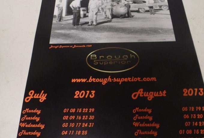 Brough Superior Kalender 2013