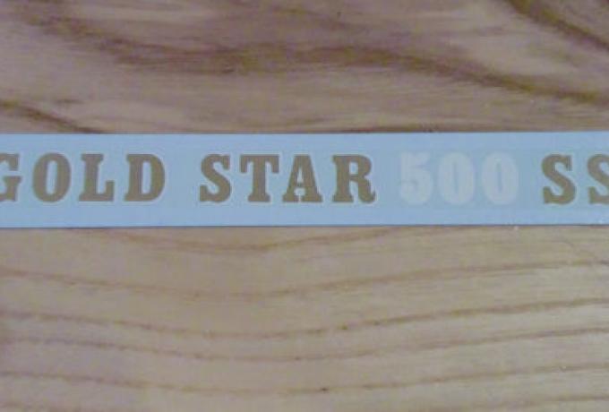 BSA Abziehbild "GOLD STAR 500SS" für Panel 1971 