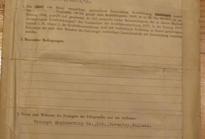 Triumph 3HW 350cc 1943