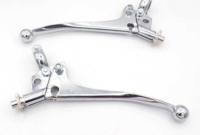 BSA/Norton/Triumph Brake and Clutch Lever Ball End CAM Adjuster 7/8" /Pair