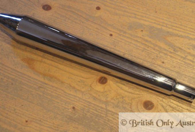 Norton Peashooter Silencers 1 1/2" large size - BSA/Triumph /Pair