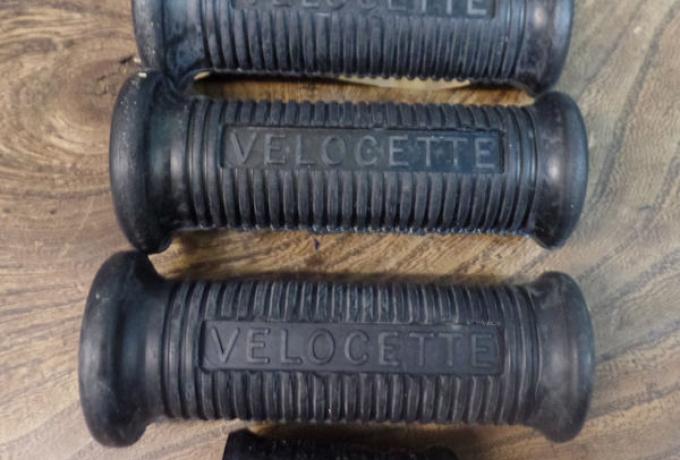 Velocette Clubman & Thruxton Footrest and Kickstart Rubbers Set