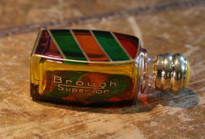 Brough Superior Venetian Glass Perfume Bottle. From in Murano