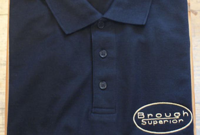 Brough Superior Polo Shirt Schwarz XXL