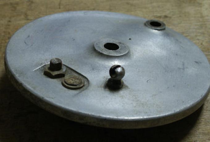 Brake Plate front Norton used