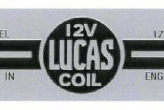 Lucas 17M12 12V Coil Abziehbild für Zündspule