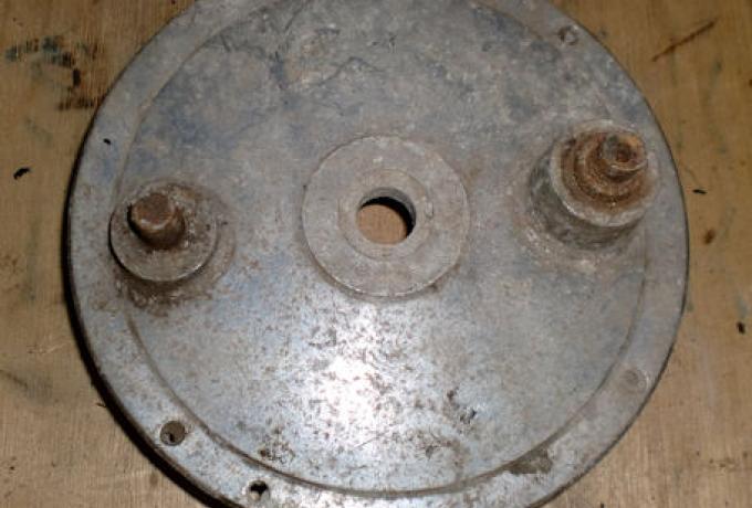 Royal Enfield Brake Plate with Brake Shoes used